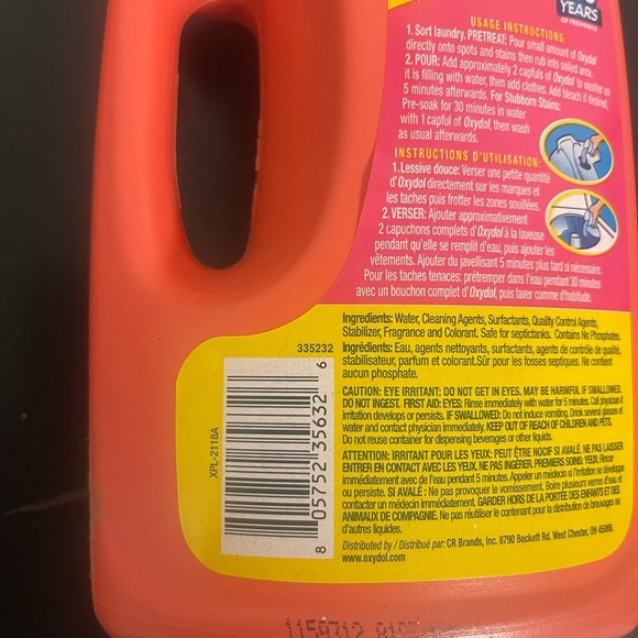 Lot of 5–Oxydol Classic Detergent, 32oz, Tropical Blossom Scent - - Picture 3 of 4